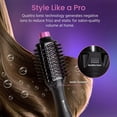 thumbnail image 2 of Hair Dryer Brush, Etekcity Blow Dryer Hot Air Brush for Women, One Step Hair Dryer and Styler Volumizer, Quattro Ionic Generator, Ceramic Coating & 3 Temperature Settings, ETL & CA65 Certified, 2 of 7