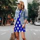 thumbnail image 4 of Fotbe Blue And White Polka Dot Vestido de Verano sin Mangas para Mujer – Vestido Midi Línea A, Estilo Camiseta Floral, Vestido Playero Casual y Fluido, 4 of 7