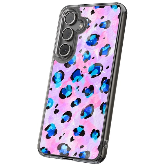 For Samsung Galaxy S10, Hybrid Clear, Watercolor 3 Print, USA