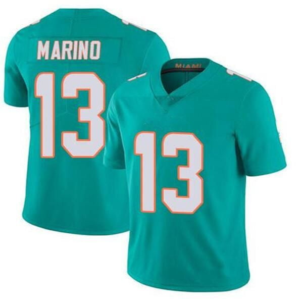 NFL_Jerseys Football jersey men women youth Miami''Dolphins''13 Dan Marino  1 Tua Tagovailoa 10 Tyreek Hill 17 Jaylen Waddle 