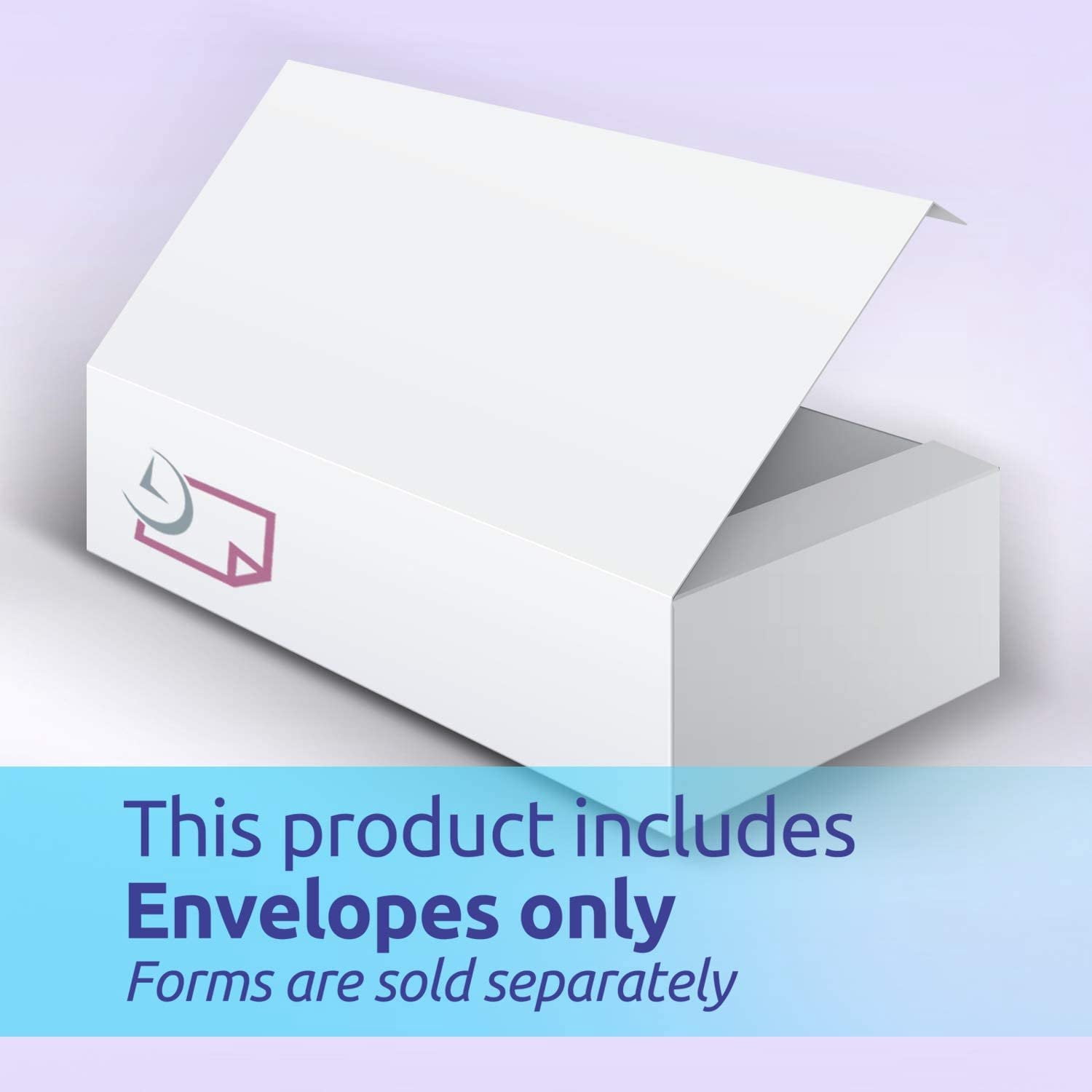 100 Self Seal Envelopes, Designed to fit 2022 3-up Laser W-2 Forms, Horizontal Format