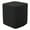 Black, variant on Elastic Jacquard Polyester Rest Ottoman Covers Furniture Footstool Slipcover - Gray