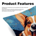 thumbnail image 2 of Corgi Stylish Velvet Throw Pillow Covers Inserts Set of 2 for Bed & Chair - Unique Patterns, 16x16, 18x18, & 20x20 Inches for Any Occasion!, 2 of 6