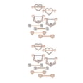 thumbnail image 2 of Minnieouse 8 piezas de anillos para pezones, accesorio de moda de acero inoxidable, hermosa joyería Sexy para Piercing, decoración de pecho para niña, Type2 NO2 Minnieouse CBP271250, 2 of 5