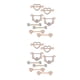 thumbnail image 4 of Minnieouse 8 piezas de anillos para pezones con barra joyería para Piercing senos femeninos Oro rosa, 4 of 6