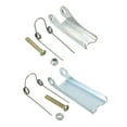 thumbnail image 5 of Uxcell Replacement Hook Latch 2 Size, Metal Towing Receiver Hitch for Clevis Hook Trailer, Silver Tone 4Pcs, 5 of 6