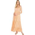 thumbnail image 1 of Hurley Womens Tiered Maxi Dress, melondot, S, 1 of 3