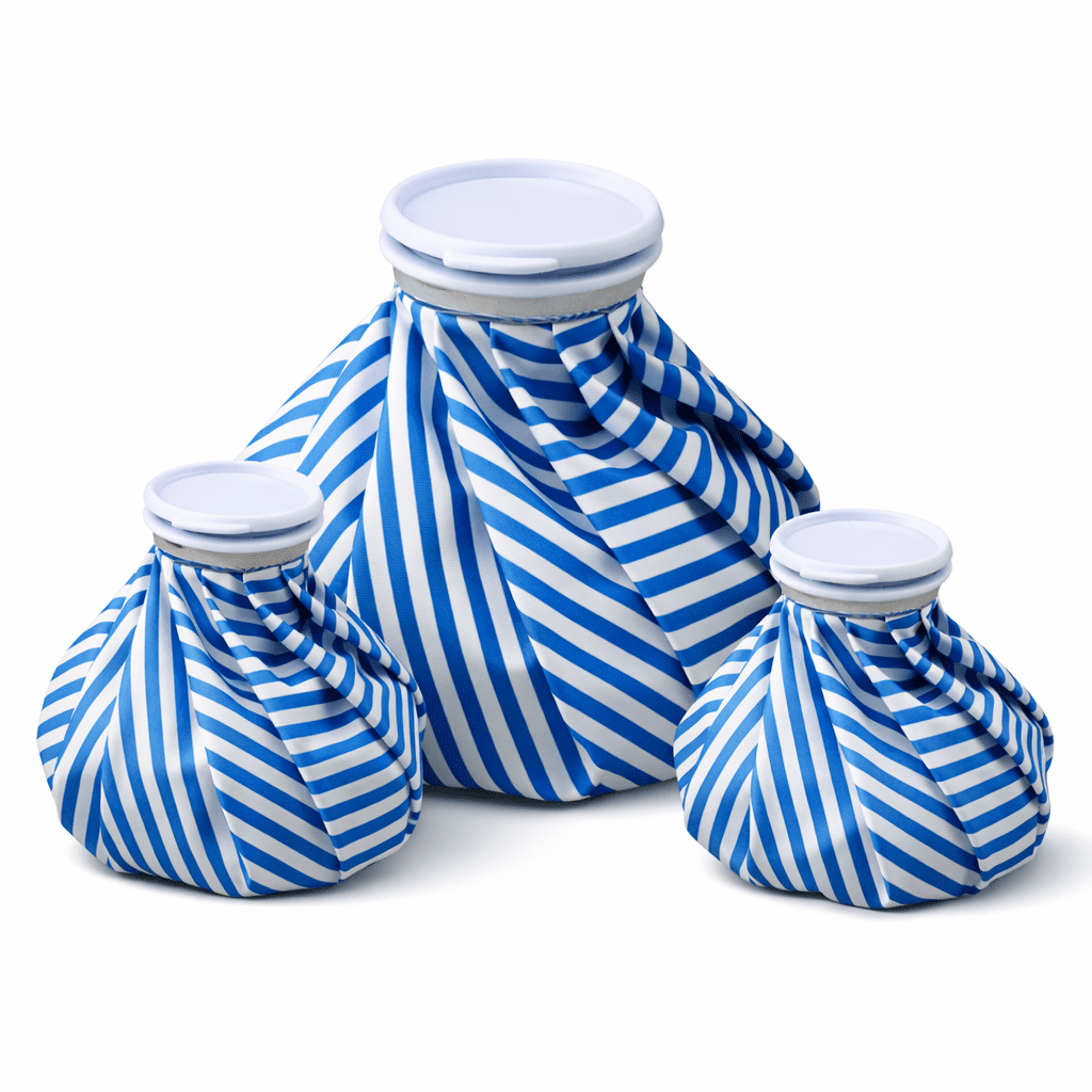 3 Pack Ice Water Bag Set Cold Therapy Pain Relief - 10.5" (70oz), 9" (44oz), 6.25" (14oz) BPA Free, Leakproof, Stylish Design for Headache, Pain Relief, Bruises