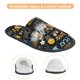 thumbnail image 3 of Fotbe Basketball Pantuflas Peludas para Mujer con Estampado, Zapatillas de Peluche, Zapatos de Invierno para Casa, Uso Interior y Exterior-Medium, 3 of 8
