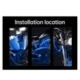 thumbnail image 1 of Luz LED de 12 V, Luz de Multicolor, Control de Sonido, Lámpara de Neón Decorativa para Motocicleta, Estilo: Aplicación de 36 LED, 1 of 5