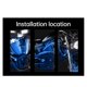 thumbnail image 1 of Luz LED de 12 V, Luz de Multicolor, Control de Sonido, Lámpara de Neón Decorativa para Motocicleta, Estilo: 36 LED, Control Remoto, 1 of 5