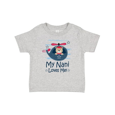 

Inktastic My Nani Loves Me Grandson Bear Boys Baby T-Shirt
