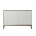 thumbnail image 2 of SEI Furniture Gramdlynn 2-Door 40"W Accent Cabinet, White, 2 of 3