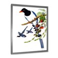 thumbnail image 2 of Designart 'Vintage Countryside Birds On Branch IV' Farmhouse Framed Art Print, 2 of 4