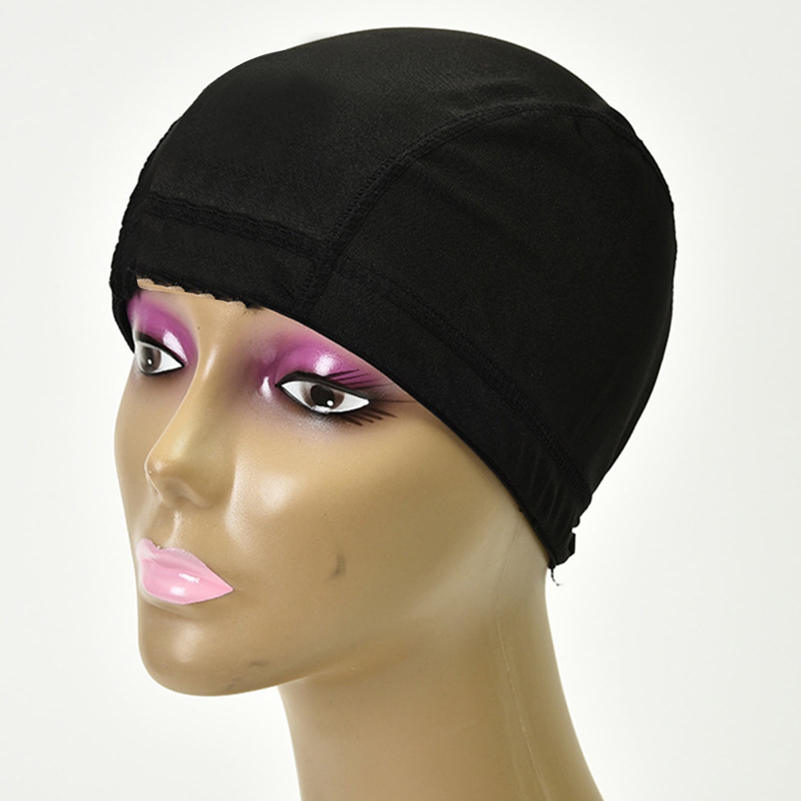 Travelwant 3Pcs/Set Dome Caps Stretchable Wigs Cap Spandex Dome Style