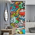 thumbnail image 2 of Idea4wall 2pcs Mural Vibrant Neon Spray Paint Typography Graffiti & Street Art Pop Stick Wallpaper Removable Wall Murals Large Wall Stickers for Home Decoration, 120"x48", 2 of 5