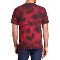 thumbnail image 3 of Mafoose Men Crystal Tie-Dye Tee Male T-Shirt Black Red XL, 3 of 5