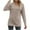 Khaki, variant on DianGeFu Plus Size Womens Hoodies Pullover Fashion Casual,Women's Popular Solid V-neck Hooded Loose Sleeved Top Sweater,Light Blue,S