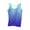 Blue, variant on Tank Top with Built in Bra for Women Tie Dye Print Shelf Bra Adjustable Spaghetti Strap Camisole Tops Basic Padded Bras Undershirts Army Green,XL