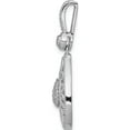 thumbnail image 2 of 14K White Gold 1/6Ct. Diamond Pendant Made In India pm5171-016-wa, 2 of 5