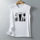 thumbnail image 4 of Blusa de camiseta sin mangas con cuello redondo y estampado de Oktoberfest divertido Vintage para mujer Fridja  gh4688, 4 of 5
