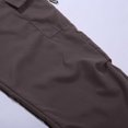 thumbnail image 3 of Dpytoraw Women's Summer Cargo Parachute Pants Loose Fit Pocket Vintage Street Style Elastic Waist Casual Pants Women Grey XXXL, 3 of 5