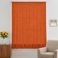 thumbnail image 3 of Burnt Orange Solid Color Sheer Curtains 63 Inches Long, Abstract Woven Texture Vintage Light Filering Curtains, Breathable Simi Curtain Privacy Drapes for Living Room Bedroom Window Treatment, 3 of 9