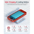 thumbnail image 4 of Cargador portátil Power Bank Makoval 12000mAh PD 20W rojo, 4 of 8
