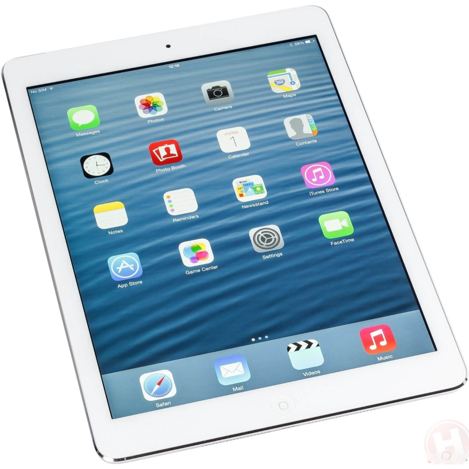 Apple iPad Air 16GB Retina 9.7" WiFi iOS Tablet with FaceTime - White Silver