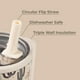 thumbnail image 3 of HydroJug Traveler - Botella de agua con asa y pajita abatible - Cabe en portavasos, vaso resistente a fugas, reutilizable, aislado, de acero inoxidable y base de goma - Regalos para mujeres y hombres, 3 of 4