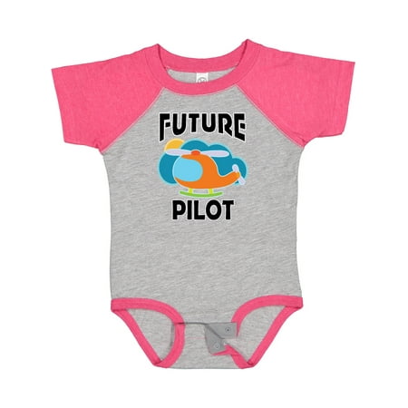 

Inktastic Future Pilot Helicopter Gift Baby Boy or Baby Girl Bodysuit