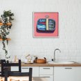 thumbnail image 3 of Stupell Industries Mid-Century Wild Sardines on Pink White Framed Giclee Art, 17 x 17, by Kate Jarvik Birch, 3 of 8