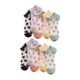 thumbnail image 6 of 10 Pairs Transparent Socks Ankle Socks Breathable Socks for Women (Random Color), 6 of 8