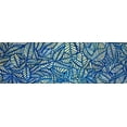 thumbnail image 2 of Atelier B Art Studio 32x13 White Modern Wood Framed Museum Art Print Titled - Leaf Patterns, 2 of 4