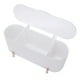 thumbnail image 1 of Organizador De Almacenamiento De Hisopos De Algodón, Caja Organizadora De Esponjas De Belleza, 3 Rejillas, Soporte Para Almohadillas De Algodón Cosméticas, Herramienta De, 1 of 7
