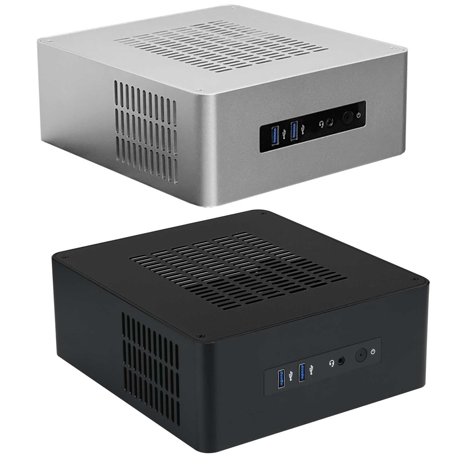 TA80 Small Desktop Case Small ITX Chassis HTPC PC Case Support 2.5inch Hard Disks Space Efficiency Cooling