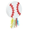 Pull String Baseball Pinata for Boys and Girls Sports Themed Birthday Party Decorations (Small, 12.75 x 3 Inches)