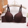 thumbnail image 2 of SROBPTY Womens Bras Print Solid Lace Underwire Push Up Thin Brassiere for Daily Wear, 2 of 5