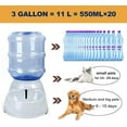 thumbnail image 6 of Automatic Dog Water Dispenser, 3 Gallon| 11L Gravity Automatic Pet Water Dispenser Station, Pet Waterer for Dogs and Cats, Large Capacity Water Feeder, 6 of 6