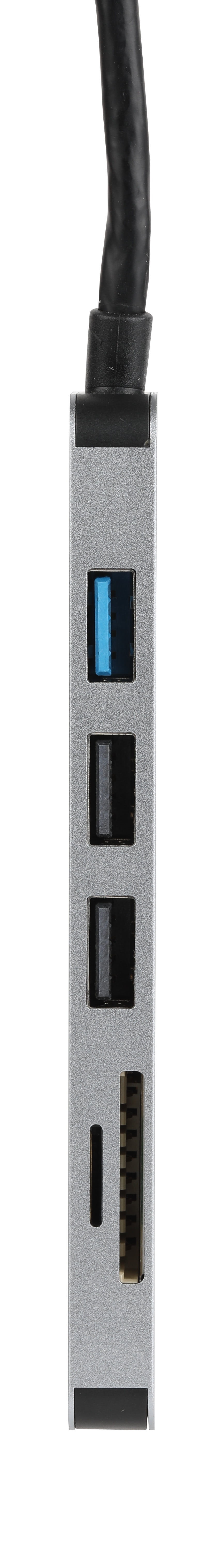 Vivitar Multi-Port USB Hub with SD, Micro SD and Compact Flash Card Reader  