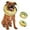 Yellow-Twill, variant on Inflatable Dog Cone Collar w/Removable Transparent Cover, Soft Recovery Pet Cone Protective Dog Donut Collar after Surgery for Small Dog Cats Neck 9"-12" (S)