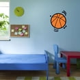 thumbnail image 3 of Holiday Gift Boys Joyful Sports Wall Decal Decoration Abstract Basketball Design Wall Vinyl Art Lasts Years and Easily Removable - Size: 36 in x 45 in, 3 of 3