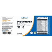 Nutricost Multivitamin With Probiotics (Unisex) 120 Vegetarian Capsules