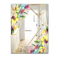 thumbnail image 3 of DESIGN ART Designart 'Efflorescent Gold Simple 13' Traditional Mirror - Printed Wall Mirror 23.7in.x31.5in., 3 of 5