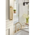 thumbnail image 2 of Amerock Medora 6-5/16 inch (160mm) Center-to-Center Rectangle Champagne Bronze Cabinet Pull Backplate, 2 of 6