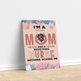 thumbnail image 3 of I'm a Rottweiler Mom and a Registered Nurse Nothing Scares Me Vertical Matte Canvas Poster Rottie Dog Lover Gifts Idea Wall Art Home Decor - 00002, 3 of 5