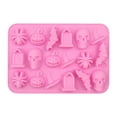 thumbnail image 1 of Halloween DIY Silicone Chocolate Moulds 18 Piece Set For Desserts Trick Or Baking Crafts, 1 of 7