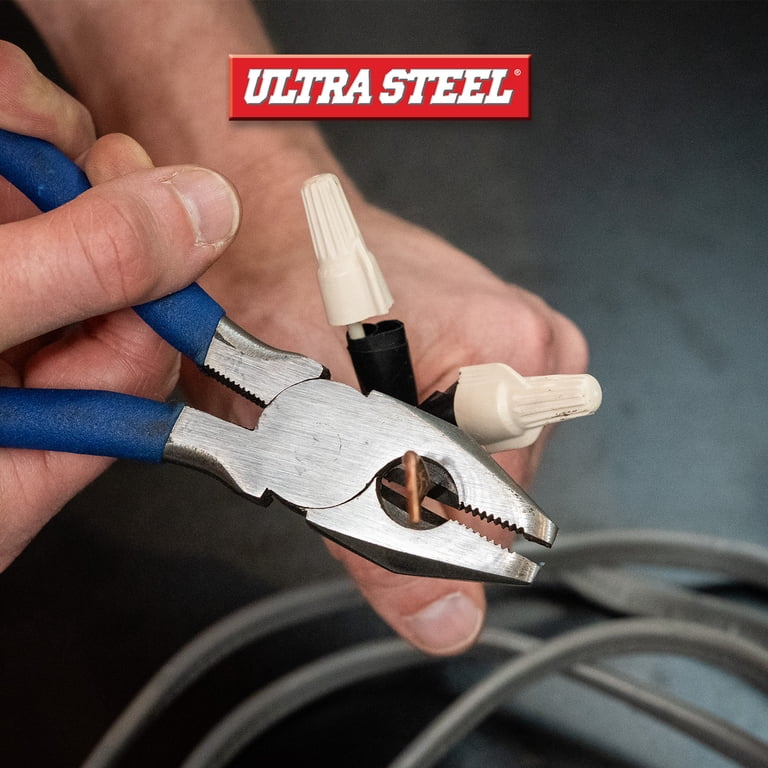 ULTRA STEEL 4-Piece Plier Set, Drop Forged C-1045, Fully Polished