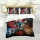 thumbnail image 5 of Stranger Things Conjunto de sábanas temático, trío de piezas, cómodo y amigable con la piel, diseño único, regalo de decoración para el hogar para familiares, amigos y fans, 90 cm * 190 cm, 5 of 6