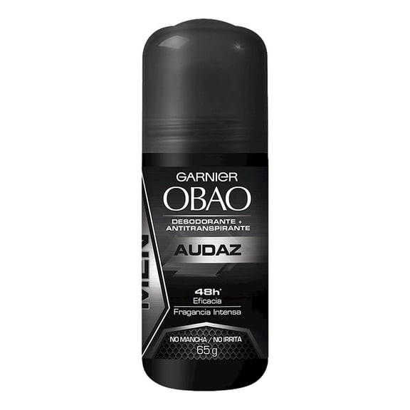 Desodorante antitranspirante Garnier Obao audaz en roll on para caballero 65 g